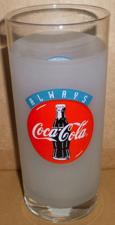 3377-3 € 2,50 coca cola glas mat H13,5 D6 cm